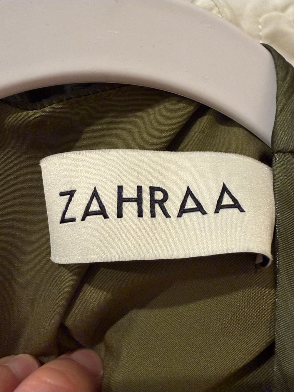 Zahraa dress olive size small - Picture 2 of 9